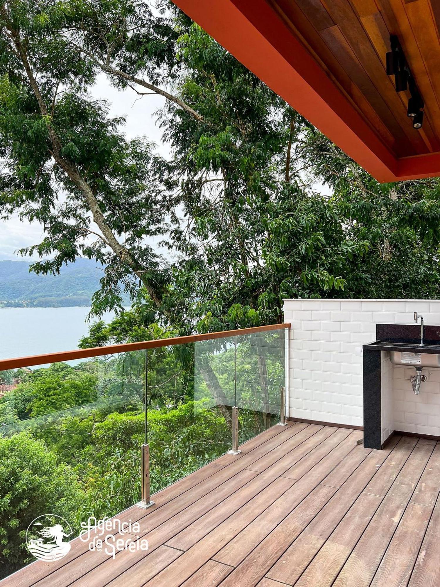 Linda Casa Com Vista Incrivel Em Condominio No Sul Da Ilha Ilhabela Zewnętrze zdjęcie